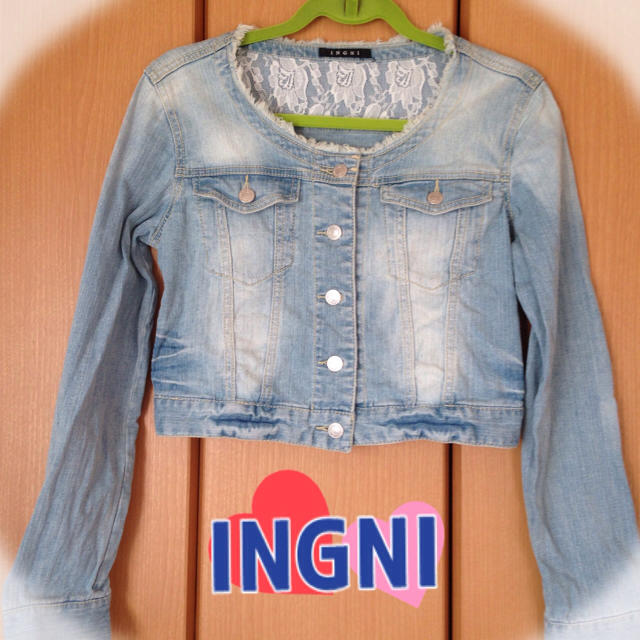 INGNI(イング)のINGNI♥️デニムジャケット レディースのジャケット/アウター(Gジャン/デニムジャケット)の商品写真