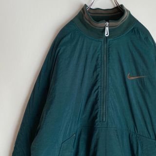 ナイキ(NIKE)のNIKE ナイキ ナイロン　プルオーバー　スウッシュ　NIKE 銀タグ　90s(ナイロンジャケット)