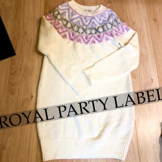 ロイヤルパーティー(ROYAL PARTY)のROYAL PARTY ニットワンピ(ミニワンピース)