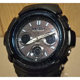 ジーショック(G-SHOCK)の訳あり CASIO G-SHOCK  AWG-M100A 電波 ソーラー 腕時計(腕時計(アナログ))