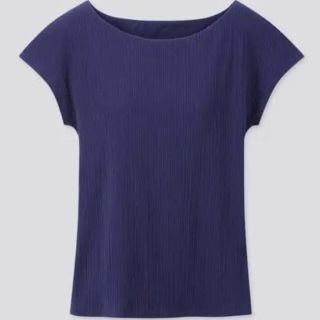 ユニクロ(UNIQLO)のユニクロ ブラT ブルー(Tシャツ(半袖/袖なし))