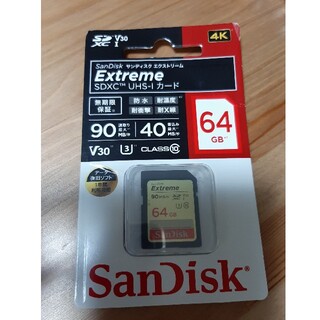 サンディスク(SanDisk)のSanDisk SDカード Extreme microSDHC 64GB 国内正(その他)