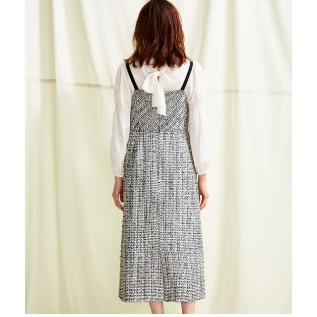 TOCCA(トッカ)の新品未使用【TOCCA LAVENDER】Washable Tweed ドレス レディースのワンピース(ロングワンピース/マキシワンピース)の商品写真