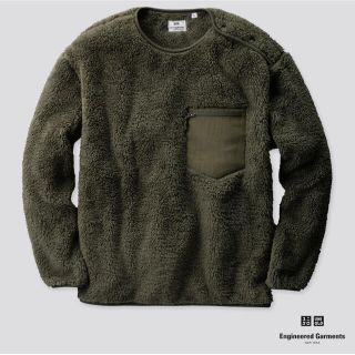 ユニクロ(UNIQLO)のユニクロ#フリースプルオーバー(新品)(スウェット)