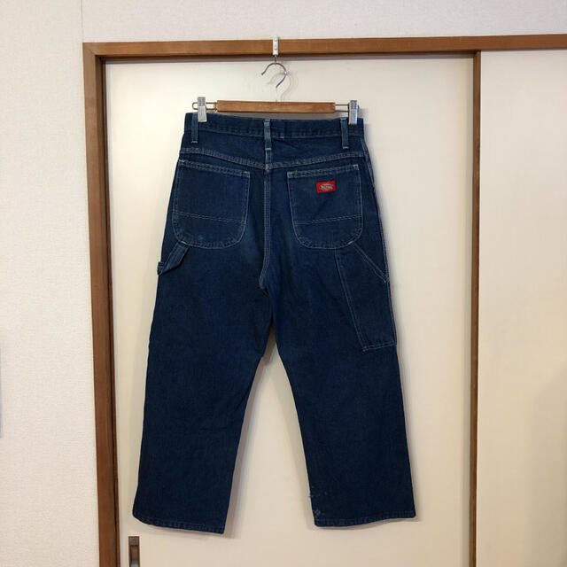 Dickies(ディッキーズ)の90s ビンテージ USA製 ディッキーズ 九分丈 ペインター デニム パンツ メンズのパンツ(ペインターパンツ)の商品写真