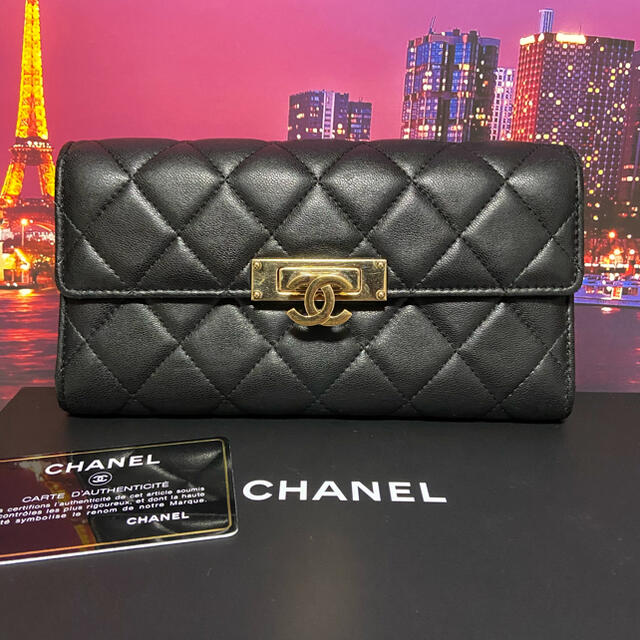 CHANEL - 専用シャネル 超レア【正規品】美品 長財布 マトラッセ ココ