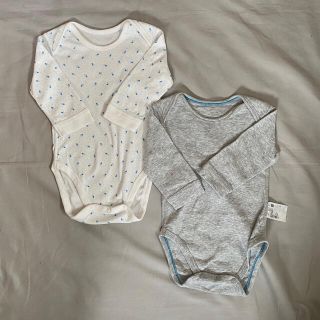 ユニクロ(UNIQLO)のユニクロ　ロンパース肌着 ボディ 70(肌着/下着)