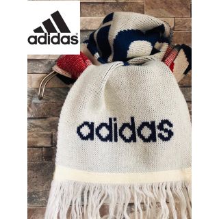 アディダス(adidas)の【美品】お値下げ❗adidas マフラー かっこいい⭐️スポーツマフラー(マフラー)