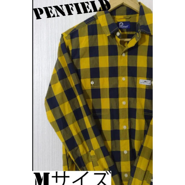 PEN FIELD(ペンフィールド)のPenfield 　ペンフィールド　紺×黄　チェックシャツ　Mサイズ メンズのトップス(シャツ)の商品写真