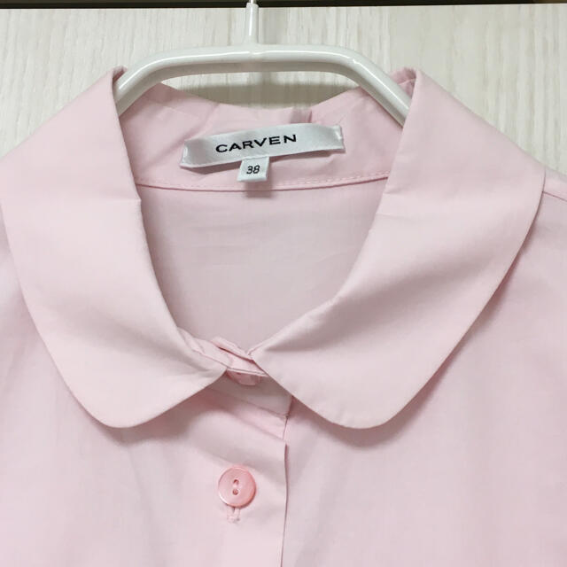 CARVEN(カルヴェン)のCARVEN 春色ピンクシャツ レディースのトップス(シャツ/ブラウス(長袖/七分))の商品写真