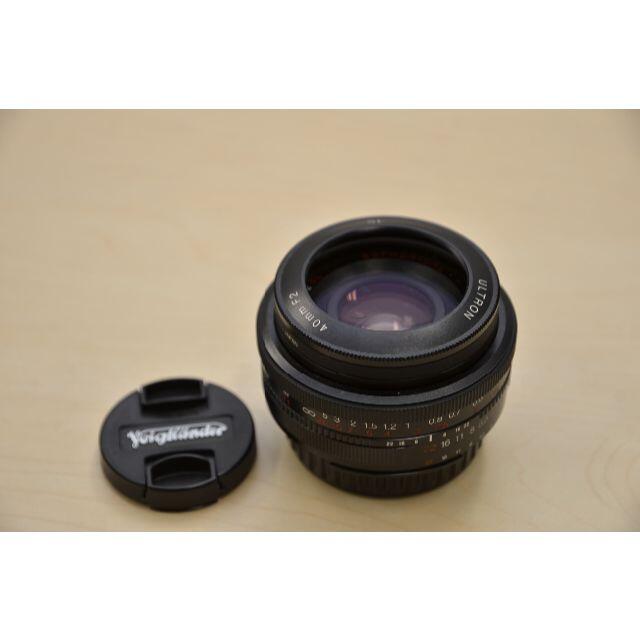 voigtlander ULTRON 40mm F2SL ASPHERICALﾆ スマホ/家電/カメラのカメラ(レンズ(単焦点))の商品写真