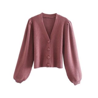 ザラ(ZARA)の🍁秋新作🍁2721◆2color ニット カーディガン (カーディガン)