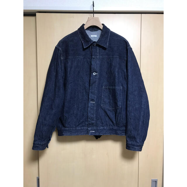 【22AW】COMOLI Denim Jacket BLACK 2コットン100%