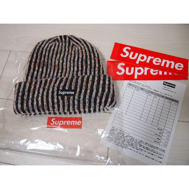 20FW Rainbow Knit Loose Gauge Beaniebasicビーニー