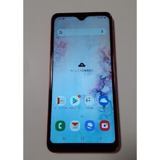 値下げ!!●Galaxy A20 au SCV46 レッド simフリー