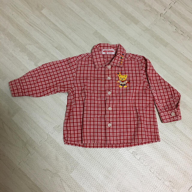 mikihouse(ミキハウス)のミキハウス長袖シャツ キッズ/ベビー/マタニティのベビー服(~85cm)(シャツ/カットソー)の商品写真