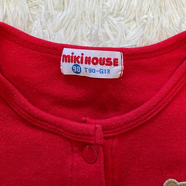 mikihouse(ミキハウス)のカーディガン90 ミキハウス キッズ/ベビー/マタニティのキッズ服女の子用(90cm~)(カーディガン)の商品写真