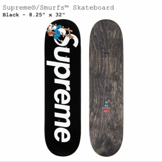シュプリーム(Supreme)の【新品未使用】supreme Smurfs スケートボード デッキ(スケートボード)