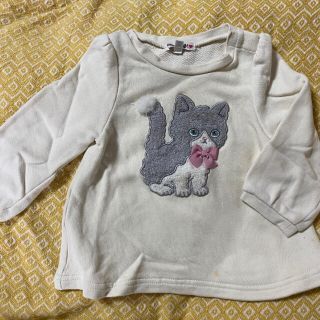 エニィファム(anyFAM)のany Fam トレーナー　90 猫(Tシャツ/カットソー)