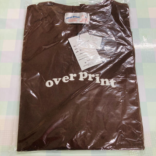 BABYMETAL(ベビーメタル)のoverprint CANDY LS Tee ブラウン Lサイズ 新品未開封 メンズのトップス(Tシャツ/カットソー(七分/長袖))の商品写真