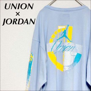 ナイキ(NIKE)の希少サイズ ナイキ × ユニオン コラボ ロンT XXL 長袖 ジョーダン(Tシャツ/カットソー(七分/長袖))