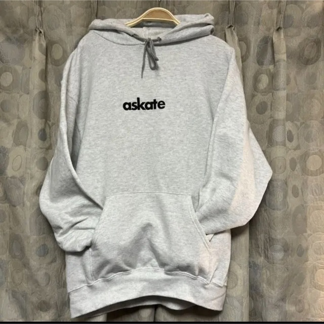 askate アスケート　hoodie 限定　レア　パーカー　アッシュ◯サイズ