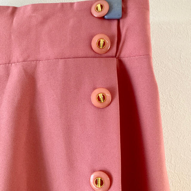 Apuweiser-riche(アプワイザーリッシェ)の【美品】apuweis-riche アプワイザー　ピンク　ロングスカート　リボン レディースのスカート(ロングスカート)の商品写真
