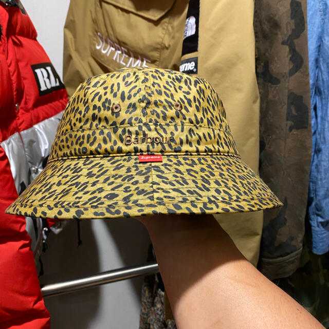 supreme×barbour  ハット　sizeLメンズ