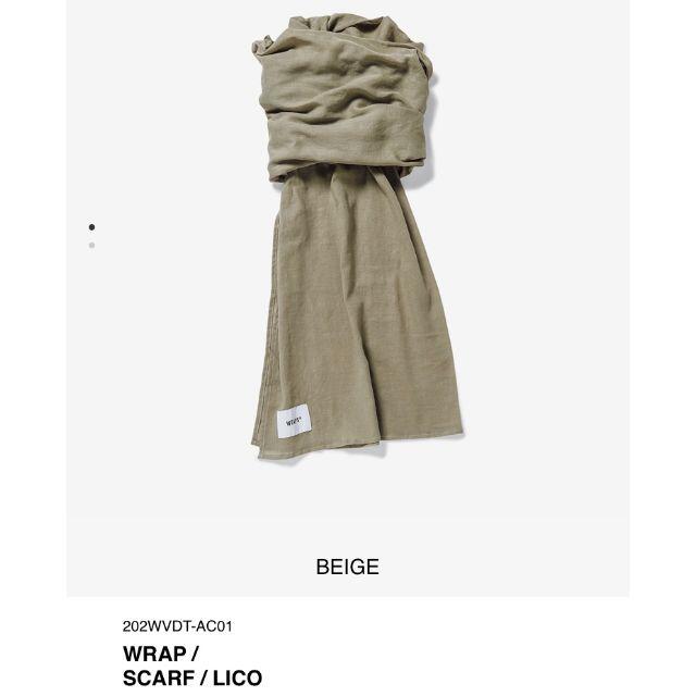 W)taps(ダブルタップス)の20AW WTAPS WRAP / SCARF / LICO メンズのファッション小物(ストール)の商品写真