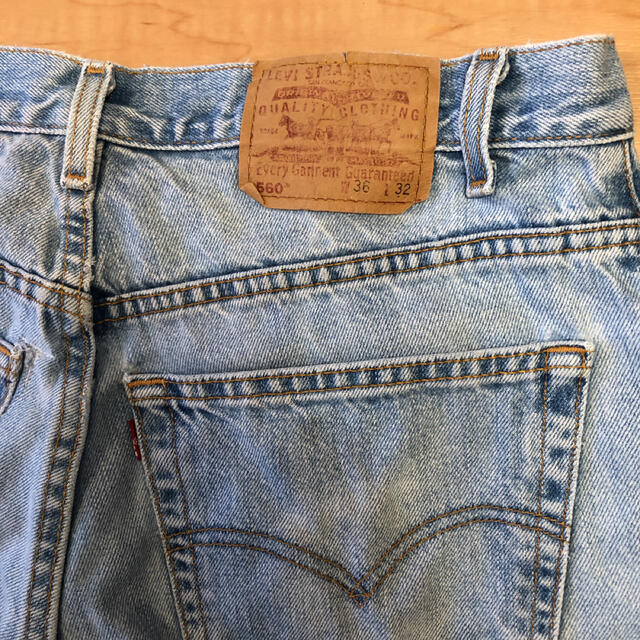 Levi's(リーバイス)の貴重 90s ビンテージ USA製 リーバイス 560 ルーズ バギー デニム メンズのパンツ(デニム/ジーンズ)の商品写真