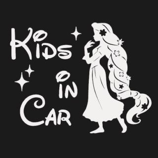 kids in car ステッカー 防水(車外アクセサリ)