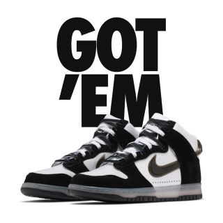 ナイキ(NIKE)のSLAM JAM X NIKE DUNK HIGH CLEAR BLACK(スニーカー)