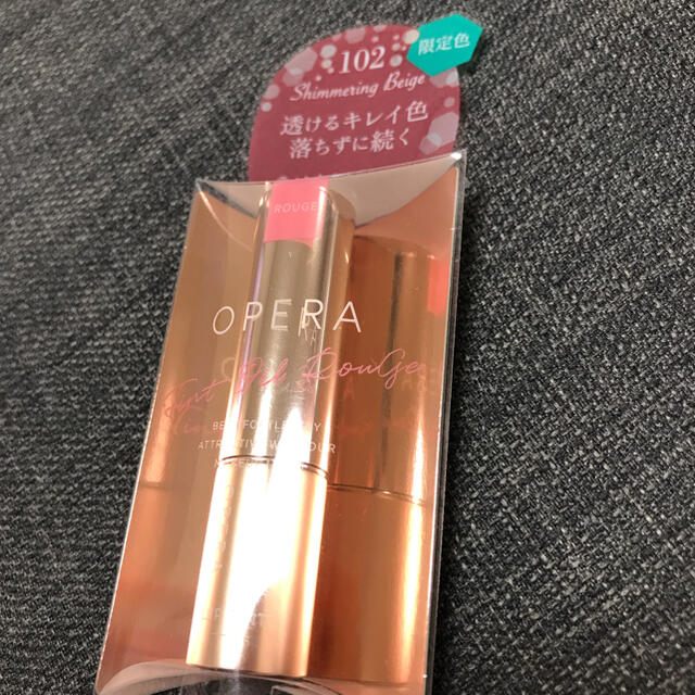 OPERA(オペラ)のオペラ　リップティント　102 シマリングベージュ コスメ/美容のベースメイク/化粧品(口紅)の商品写真