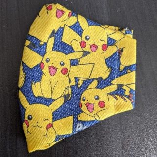 インナーマスク 大人用 ピカチュウ ポケモン ハンドメイド(外出用品)