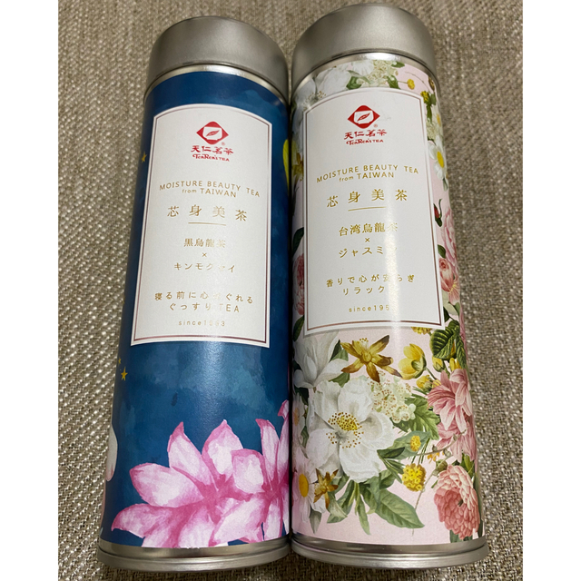 天仁茗茶 台湾烏龍茶×茉莉花茶・黒烏龍茶×キンモクセイ 食品/飲料/酒の飲料(茶)の商品写真