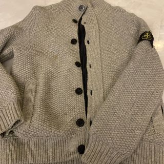 ストーンアイランド(STONE ISLAND)のストーンアイランド　グレー アウター　XL (ダウンジャケット)