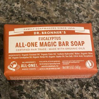 ドクターブロナー(Dr.Bronner)のマジックソープ　ユーカリ(ボディソープ/石鹸)