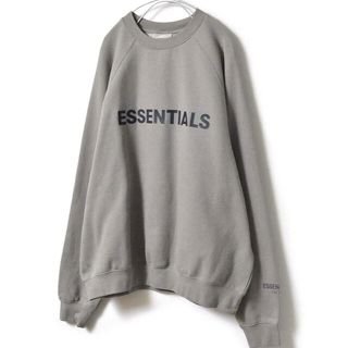 フィアオブゴッド(FEAR OF GOD)のESSENTIALS/エッセンシャルズ　ロゴプリントスウェットプルオーバー(パーカー)