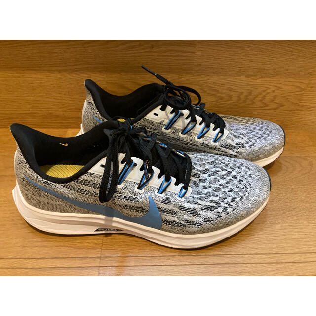 NIKE - ナイキ ペガサス36 グレー ライトブルー 26.5cm 大迫傑 NIKE - ナイキ ペガサス36 グレー ライトブルー 26.5cm 大迫傑