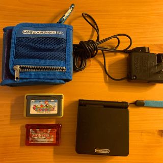 ゲームボーイアドバンス(ゲームボーイアドバンス)のゲームボーイアドバンス　SP GBA  本体セット(携帯用ゲーム機本体)