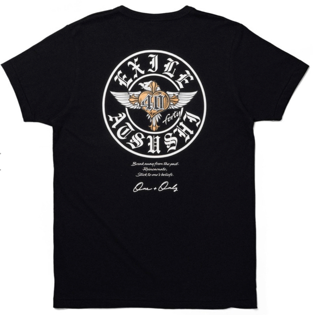 EXILE(エグザイル)のEXILE ATSUSHIオリジナルロゴ入り半袖Ｔシャツ（Ｓサイズ）未開封品 エンタメ/ホビーのタレントグッズ(その他)の商品写真