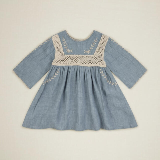 apolina kari dress 刺繍ワンピース 2-3y