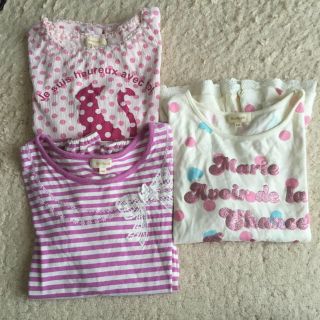 ハッシュアッシュ(HusHush)の子供服 140トップスセット(Tシャツ/カットソー)