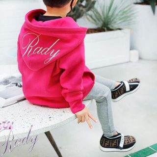 レディー(Rady)のrady  M  フーディ ちびセットアップ　ショッキングピンク　ちびrady (ジャケット/上着)