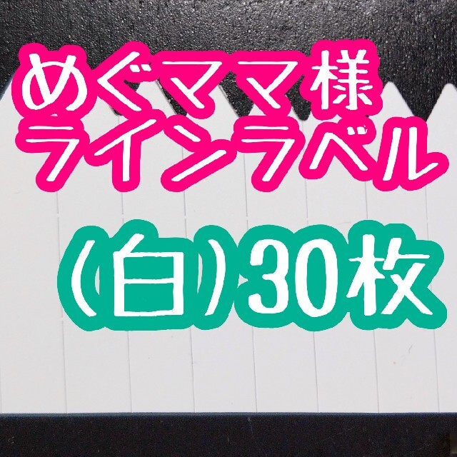 めぐママ様 ラインラベル ハンドメイドのフラワー/ガーデン(その他)の商品写真