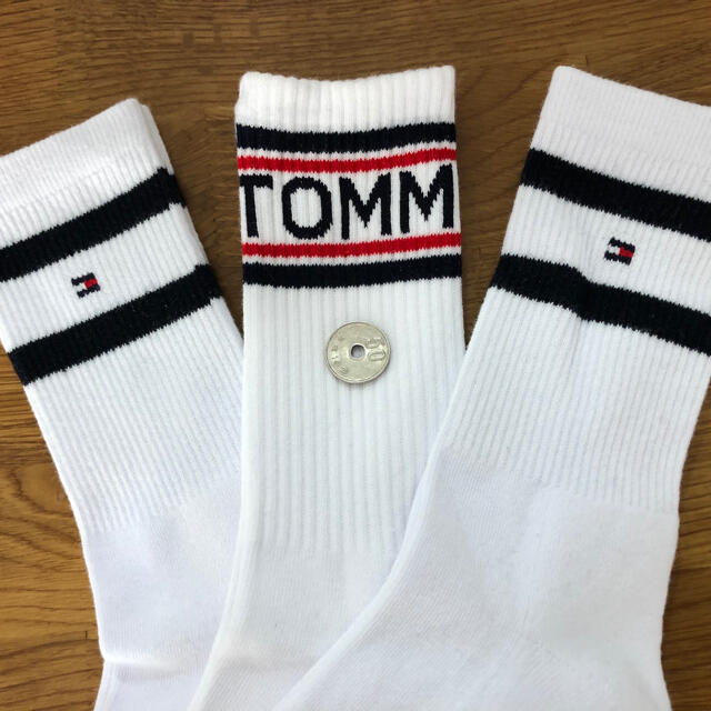 TOMMY HILFIGER(トミーヒルフィガー)の新品トミーヒルフィガーTOMMY HILFIGERレディースソックス3足セット レディースのレッグウェア(ソックス)の商品写真