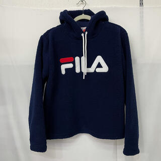 フィラ(FILA)の FILA フィラ フード付きパーカー レディース S もこもこ(パーカー)