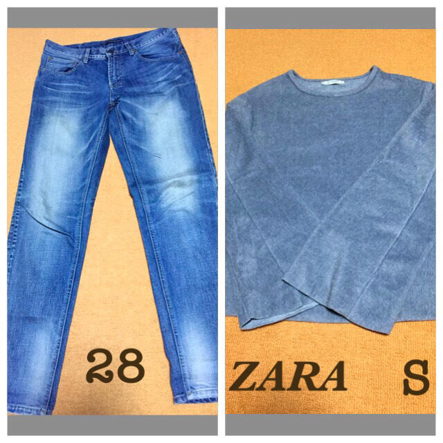 ZARA(ザラ)のザラのトップスとデニムのセット レディースのレディース その他(セット/コーデ)の商品写真