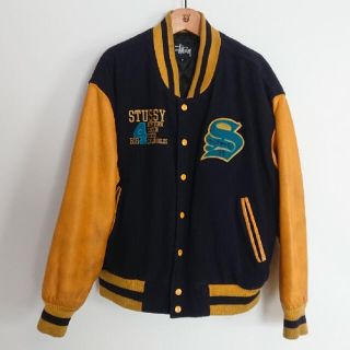 STUSSY - 中古 STUSSY ステューシー 4大都市 BIG4 スタジャン Mサイズ ...