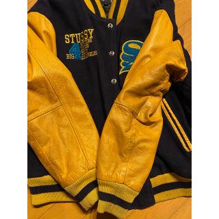 STUSSY - 中古 STUSSY ステューシー 4大都市 BIG4 スタジャン Mサイズ